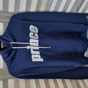 Navy Graphic Hoodie | Prince | Medium